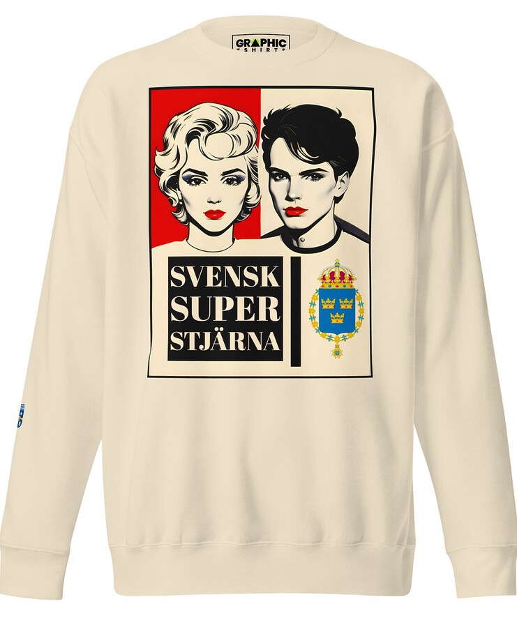 Unisex Premium Sweatshirt - Swedish Superstar Series v.16 | Sweatshirt | Buy Online | GRAPHIC T-SHIRTS