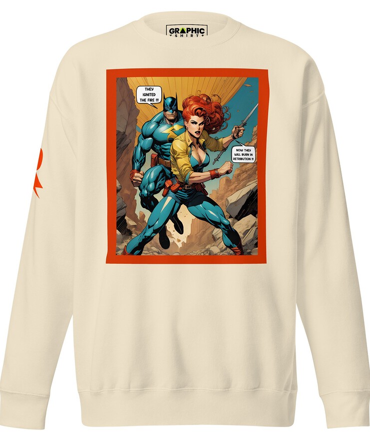 Unisex Premium Sweatshirt - Retribution: Heroes Unleashed v.66 | Sweatshirt | Buy Online | GRAPHIC T-SHIRTS