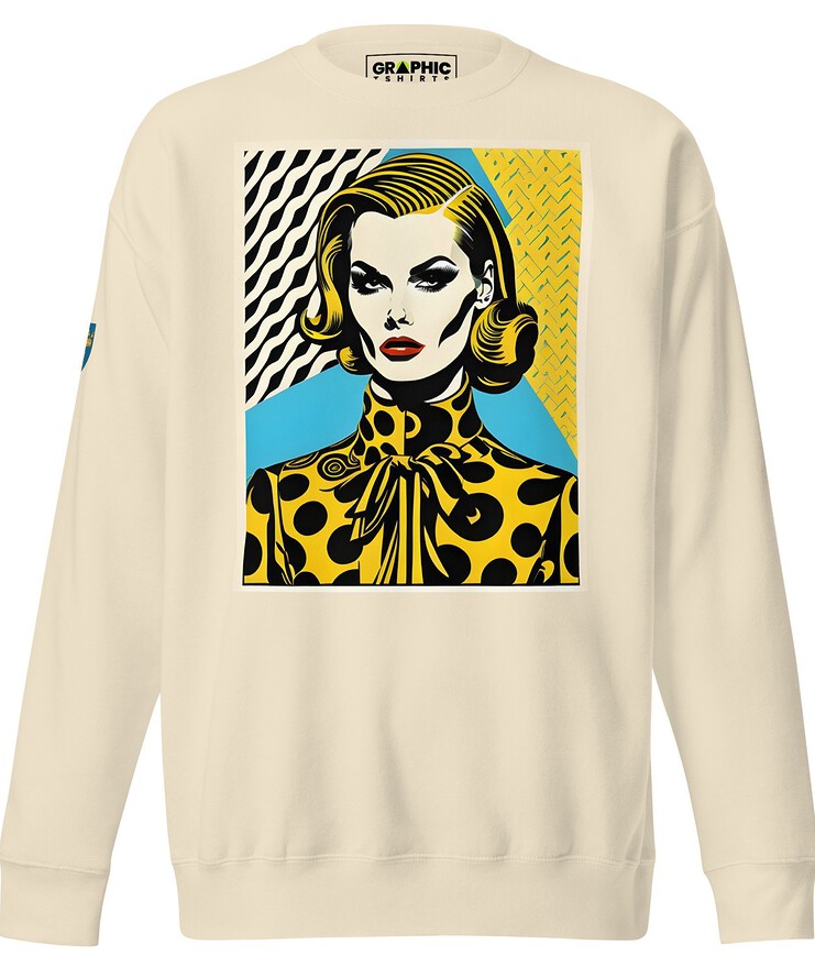Unisex Premium Sweatshirt - Swedish Vintage Fashion Series v.92 | Sweatshirt | Buy Online | GRAPHIC T-SHIRTS