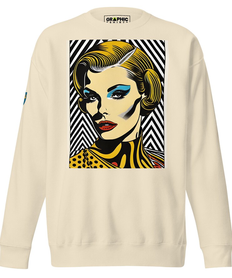 Unisex Premium Sweatshirt - Swedish Vintage Fashion Series v.80 | Sweatshirt | Buy Online | GRAPHIC T-SHIRTS