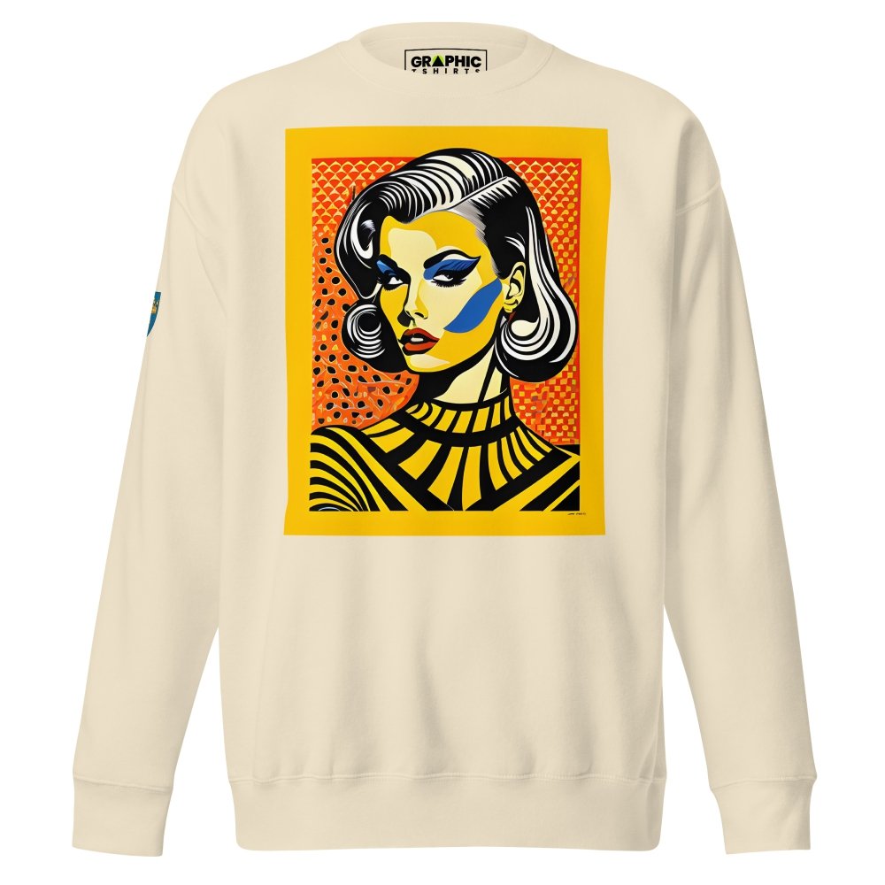 Unisex Premium Sweatshirt - Swedish Vintage Fashion Series v.79 — GRAPHIC T-SHIRTS