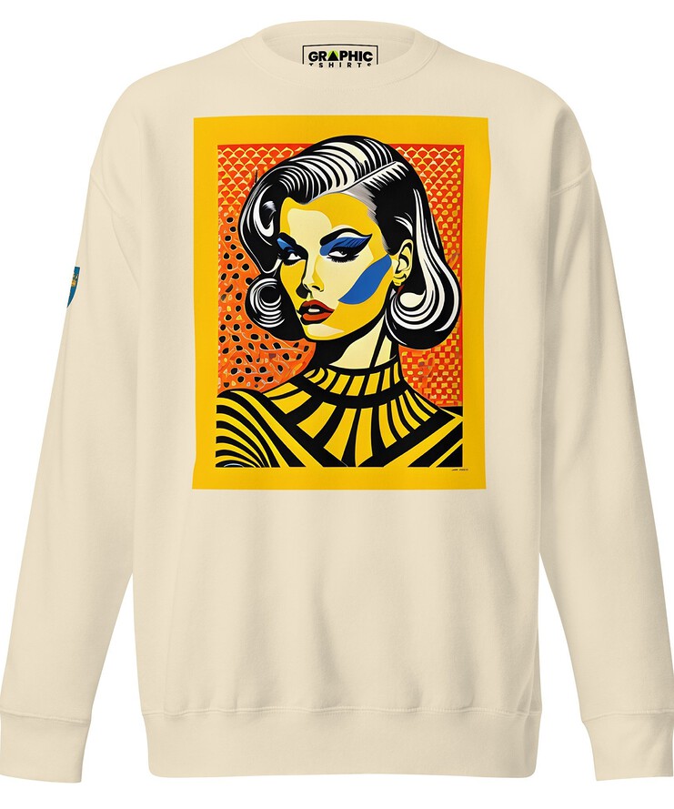 Unisex Premium Sweatshirt - Swedish Vintage Fashion Series v.79 | Sweatshirt | Buy Online | GRAPHIC T-SHIRTS