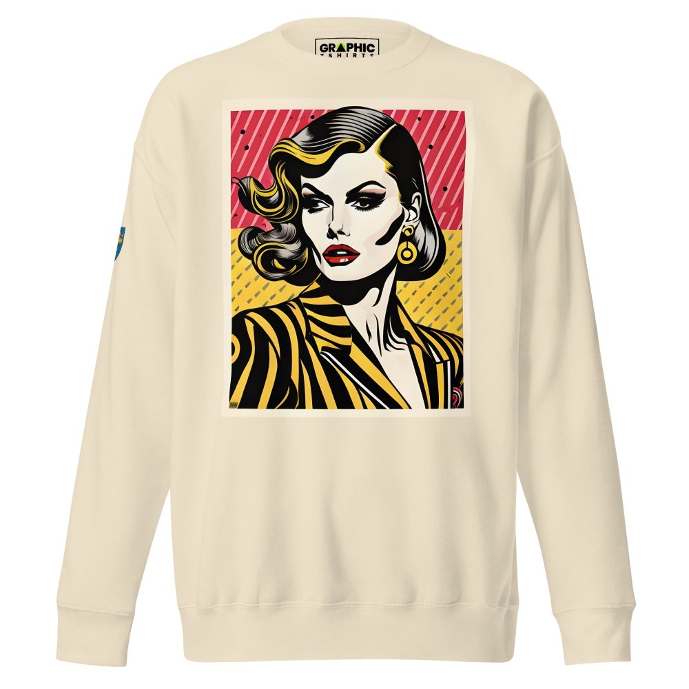 Unisex Premium Sweatshirt - Swedish Vintage Fashion Series v.71 — GRAPHIC T-SHIRTS