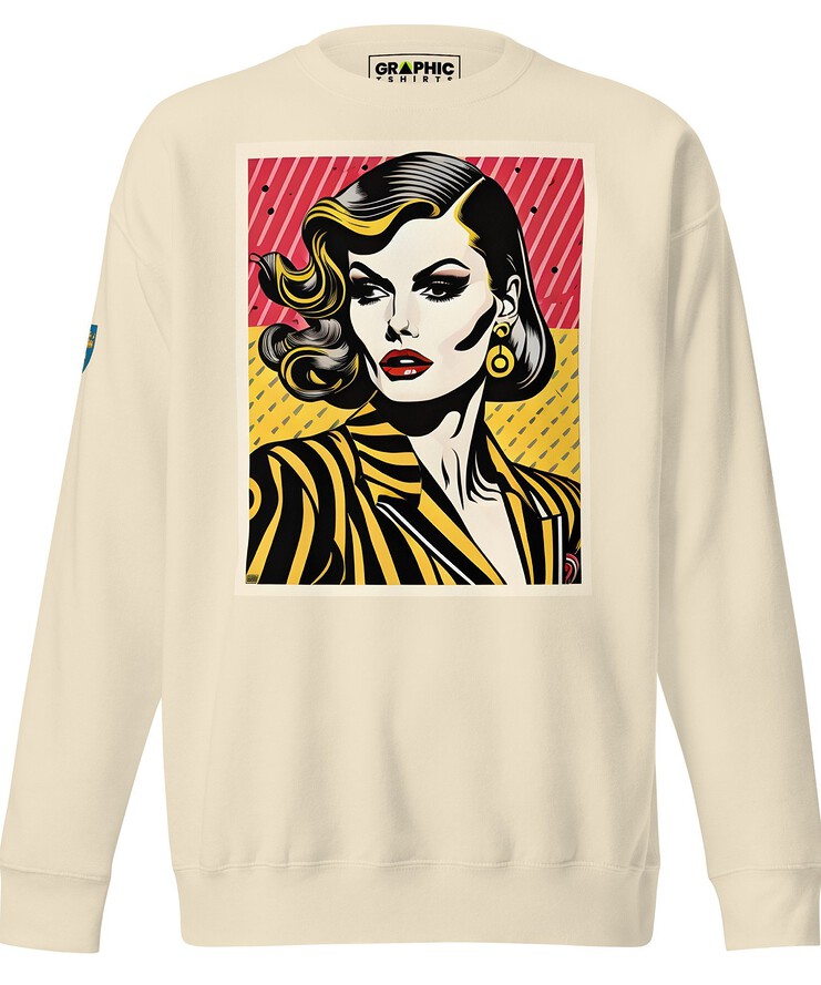 Unisex Premium Sweatshirt - Swedish Vintage Fashion Series v.71 | Sweatshirt | Buy Online | GRAPHIC T-SHIRTS