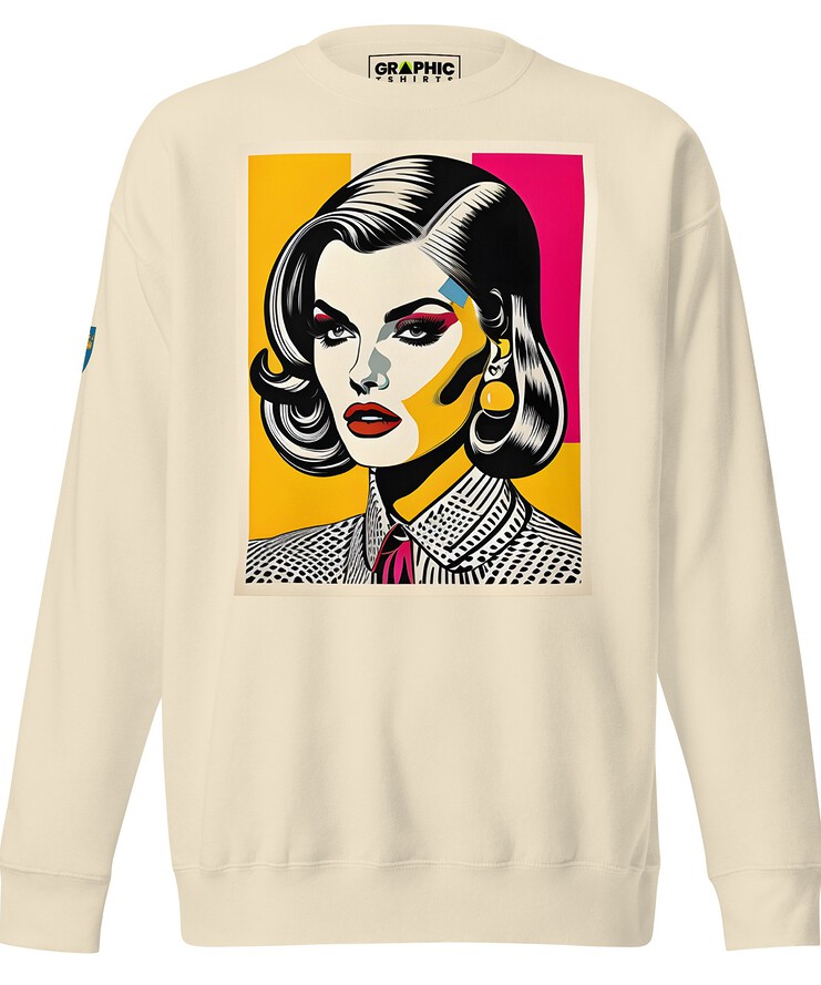 Unisex Premium Sweatshirt - Swedish Vintage Fashion Series v.61 | Sweatshirt | Buy Online | GRAPHIC T-SHIRTS
