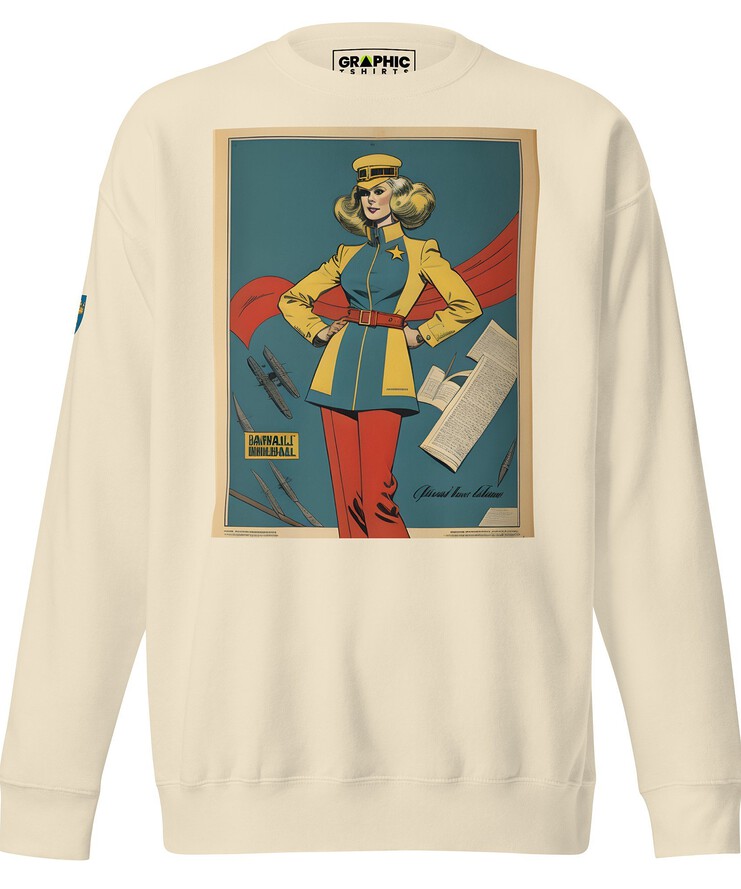 Unisex Premium Sweatshirt - Swedish Vintage Fashion Series v.56 | Sweatshirt | Buy Online | GRAPHIC T-SHIRTS