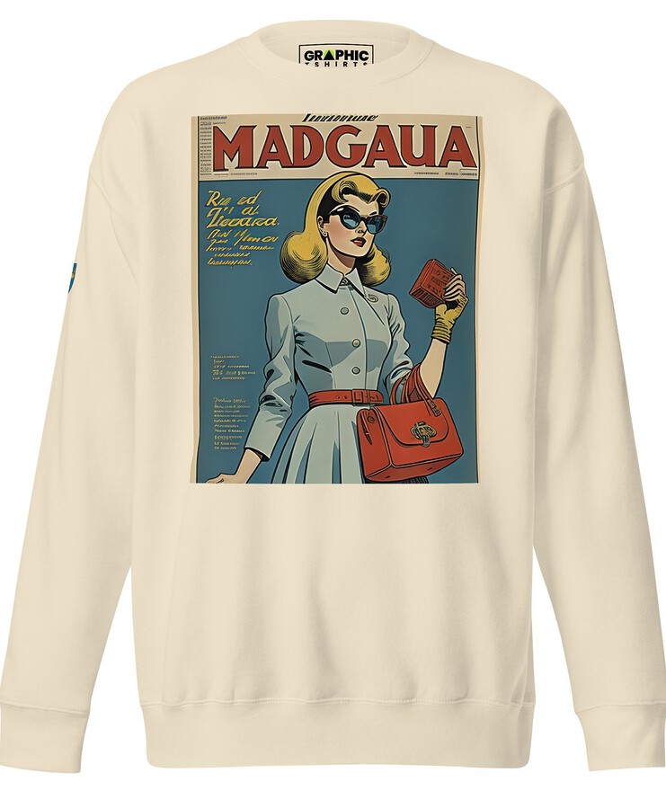 Unisex Premium Sweatshirt - Swedish Vintage Fashion Series v.54 | Sweatshirt | Buy Online | GRAPHIC T-SHIRTS
