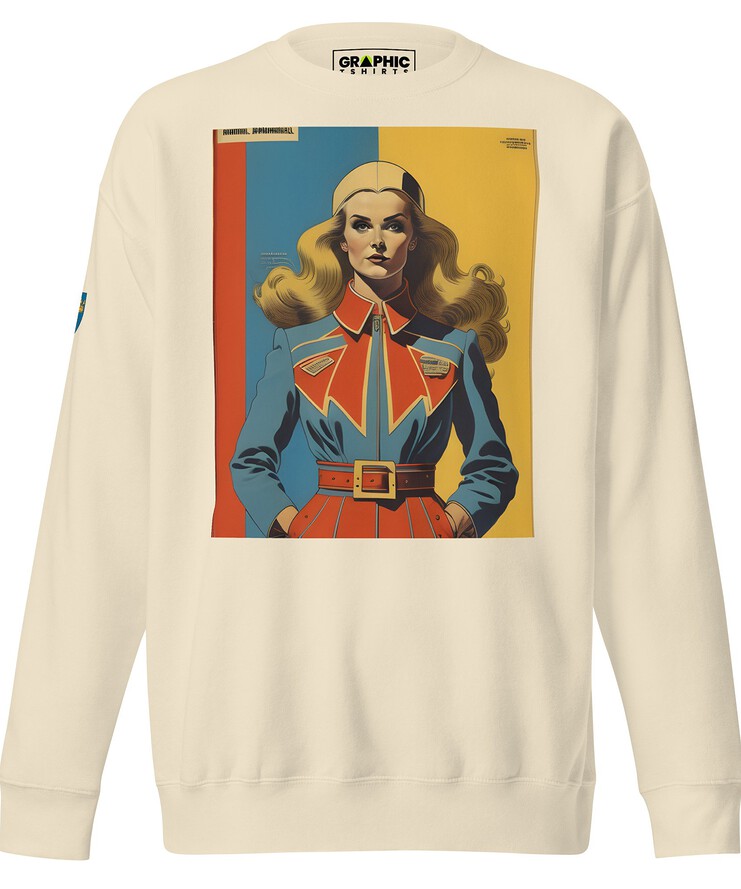 Unisex Premium Sweatshirt - Swedish Vintage Fashion Series v.52 | Sweatshirt | Buy Online | GRAPHIC T-SHIRTS