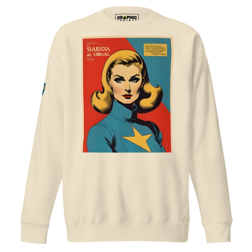 Unisex Premium Sweatshirt - Swedish Vintage Fashion Series v.41 — GRAPHIC T-SHIRTS