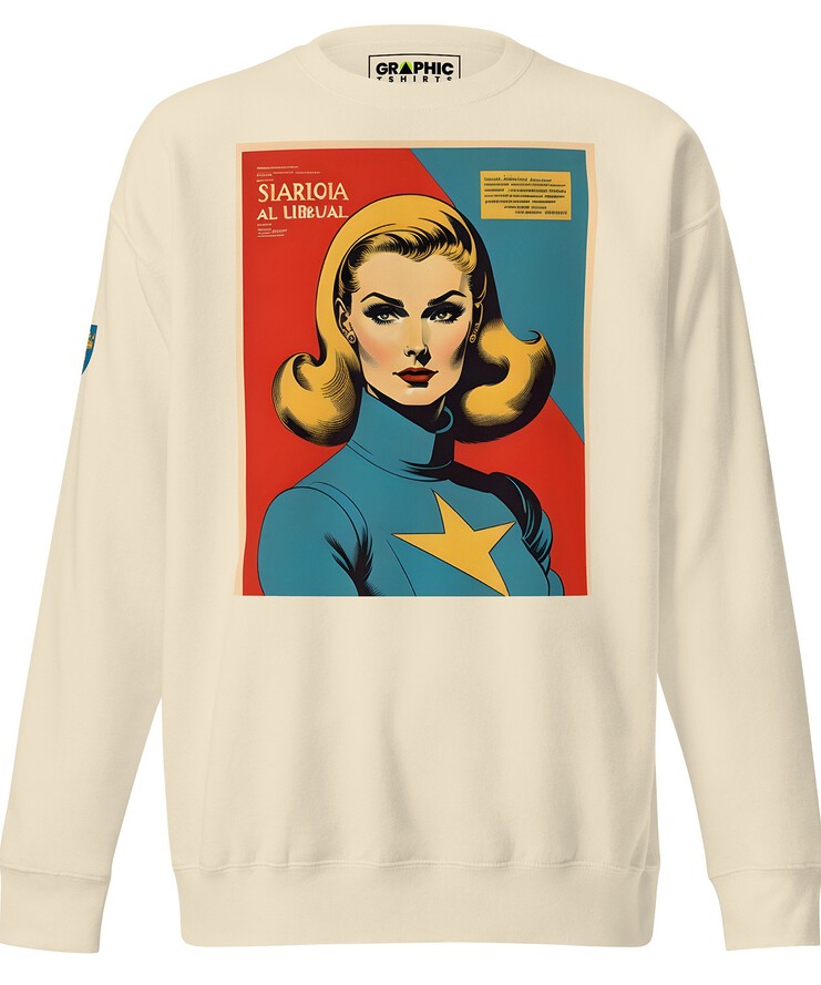 Unisex Premium Sweatshirt - Swedish Vintage Fashion Series v.41 | Sweatshirt | Buy Online | GRAPHIC T-SHIRTS