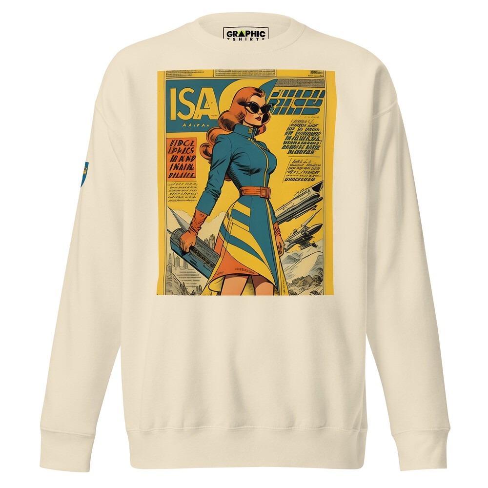 Unisex Premium Sweatshirt - Swedish Vintage Fashion Series v.32 — GRAPHIC T-SHIRTS