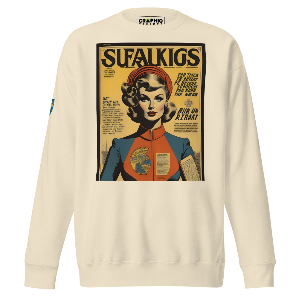 Unisex Premium Sweatshirt - Swedish Vintage Fashion Series v.27