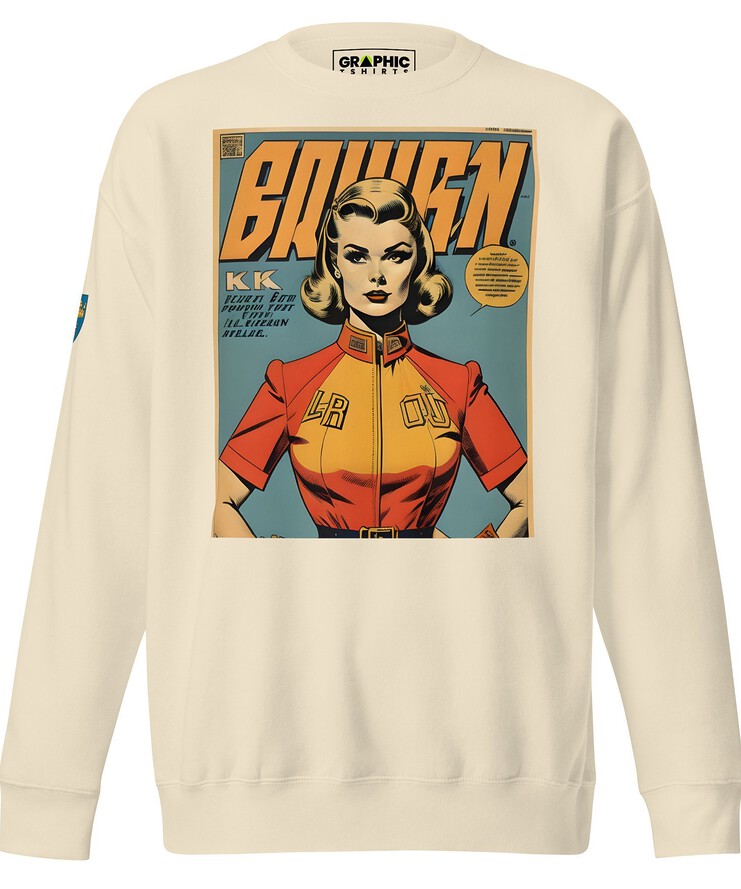Unisex Premium Sweatshirt - Swedish Vintage Fashion Series v.25 | Sweatshirt | Buy Online | GRAPHIC T-SHIRTS