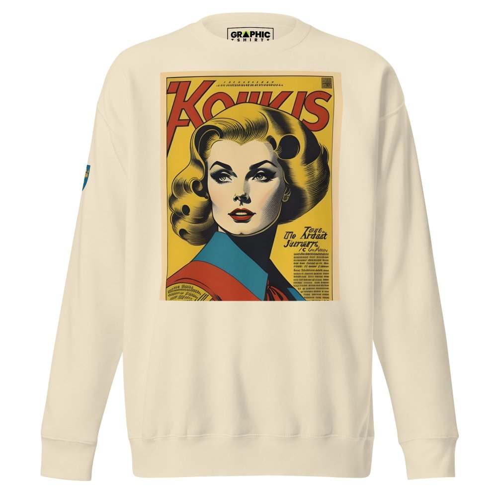 Unisex Premium Sweatshirt - Swedish Vintage Fashion Series v.17 — GRAPHIC T-SHIRTS