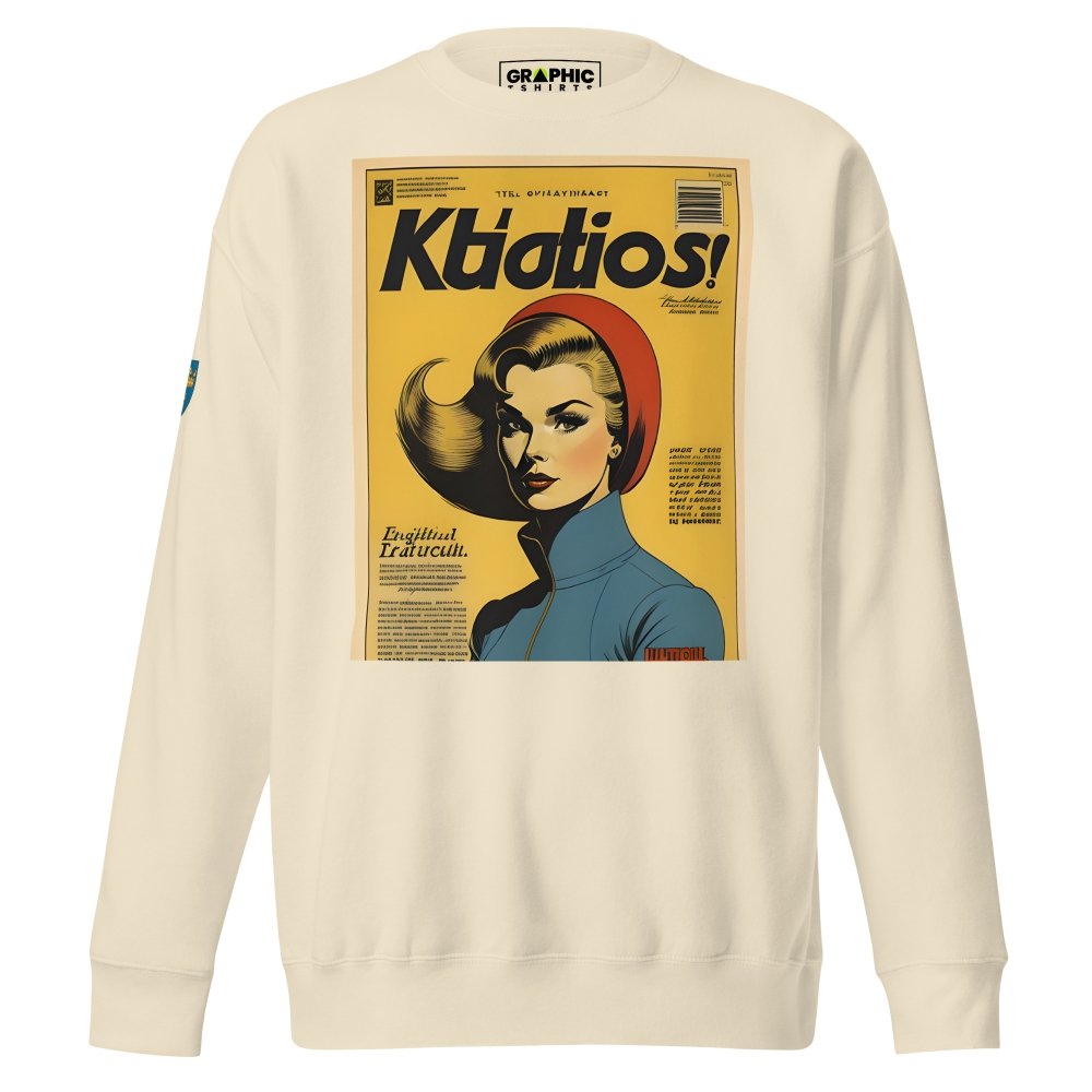 Unisex Premium Sweatshirt - Swedish Vintage Fashion Series v.15 — GRAPHIC T-SHIRTS