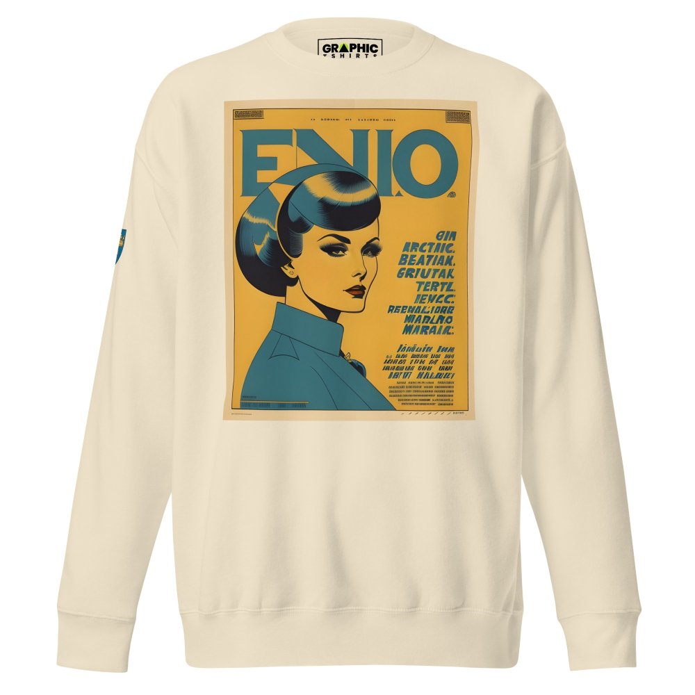 Unisex Premium Sweatshirt - Swedish Vintage Fashion Series v.14 — GRAPHIC T-SHIRTS