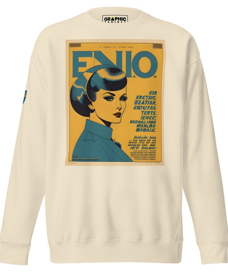 Unisex Premium Sweatshirt - Swedish Vintage Fashion Series v.14 | Sweatshirt | Buy Online | GRAPHIC T-SHIRTS