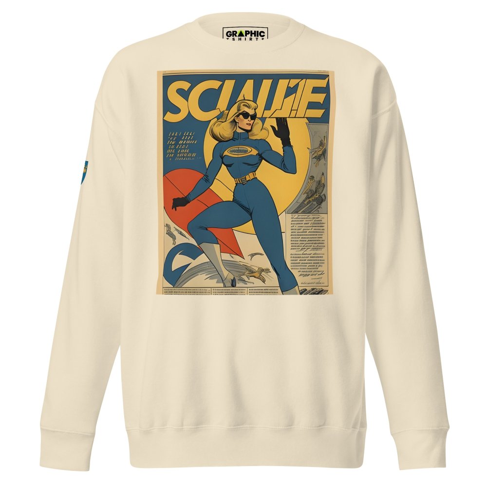 Unisex Premium Sweatshirt - Swedish Vintage Fashion Series v.12 — GRAPHIC T-SHIRTS