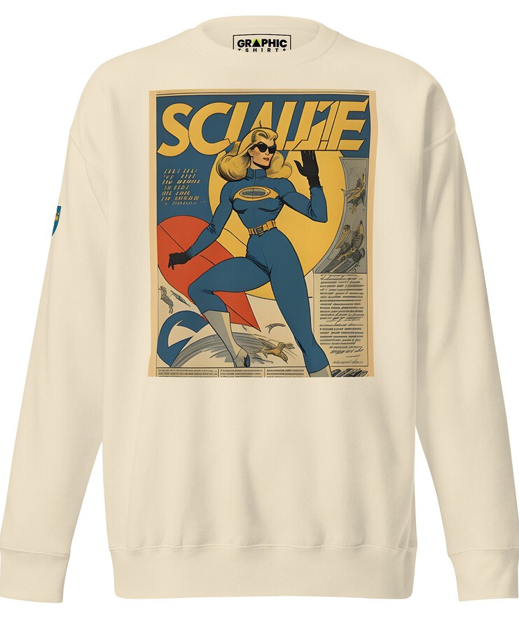 Unisex Premium Sweatshirt - Swedish Vintage Fashion Series v.12 | Sweatshirt | Buy Online | GRAPHIC T-SHIRTS