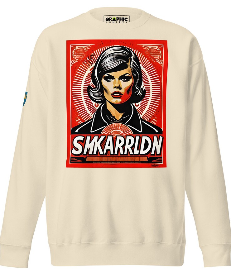 Unisex Premium Sweatshirt - Swedish Vintage Fashion Series v.10 | Sweatshirt | Buy Online | GRAPHIC T-SHIRTS