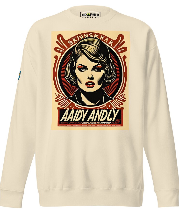 Unisex Premium Sweatshirt - Swedish Vintage Fashion Series v.8 | Sweatshirt | Buy Online | GRAPHIC T-SHIRTS