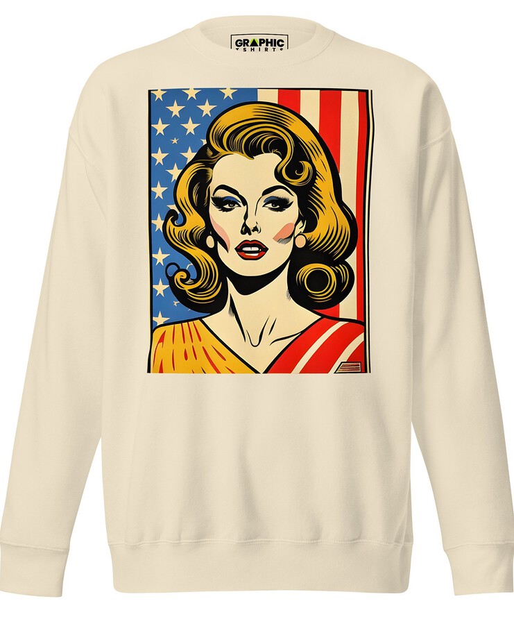 Unisex Premium Sweatshirt - Americana Series v.36 | Sweatshirt | Buy Online | GRAPHIC T-SHIRTS