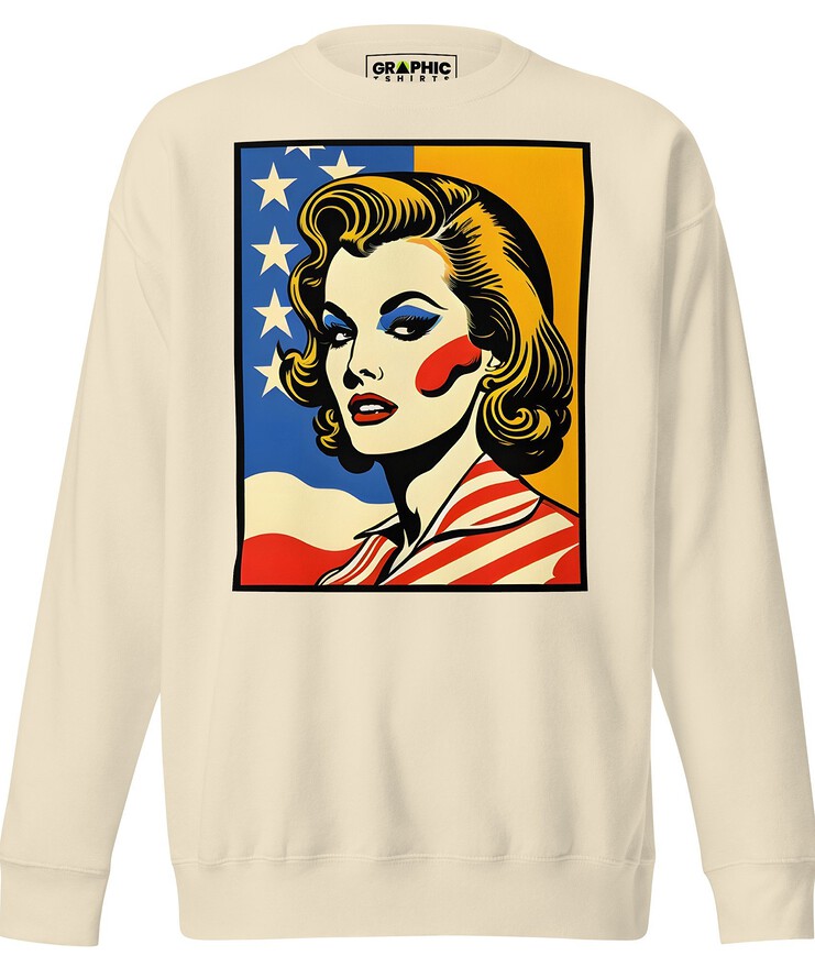 Unisex Premium Sweatshirt - Americana Series v.35 | Sweatshirt | Buy Online | GRAPHIC T-SHIRTS