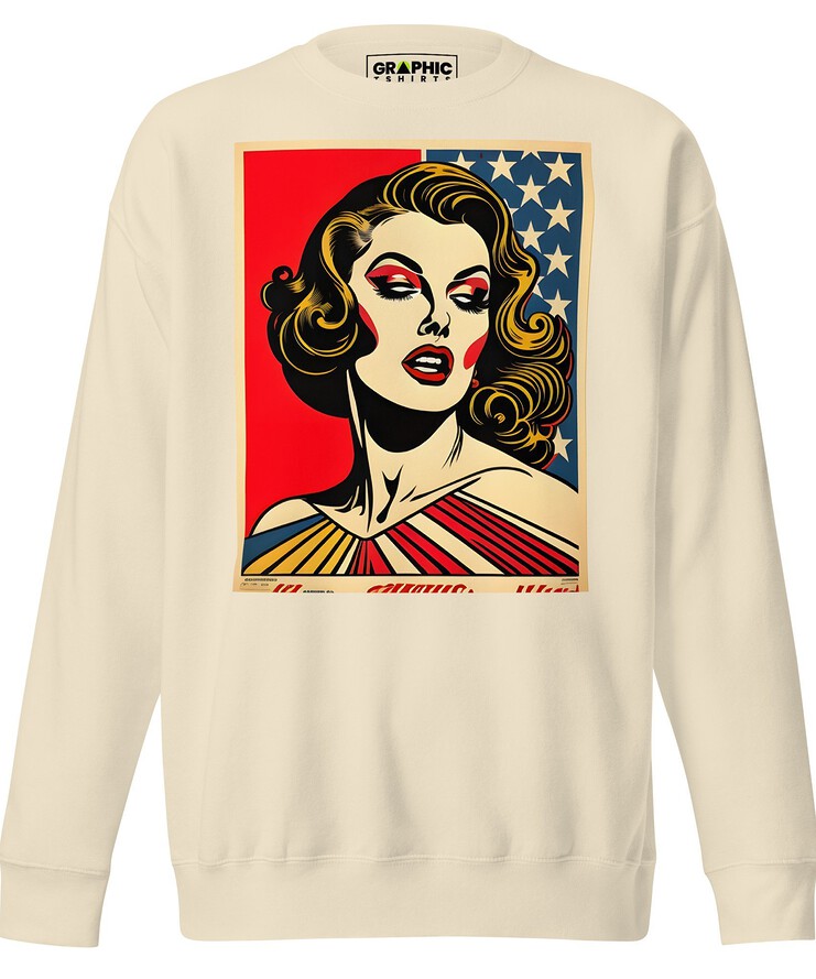 Unisex Premium Sweatshirt - Americana Series v.28 | Sweatshirt | Buy Online | GRAPHIC T-SHIRTS