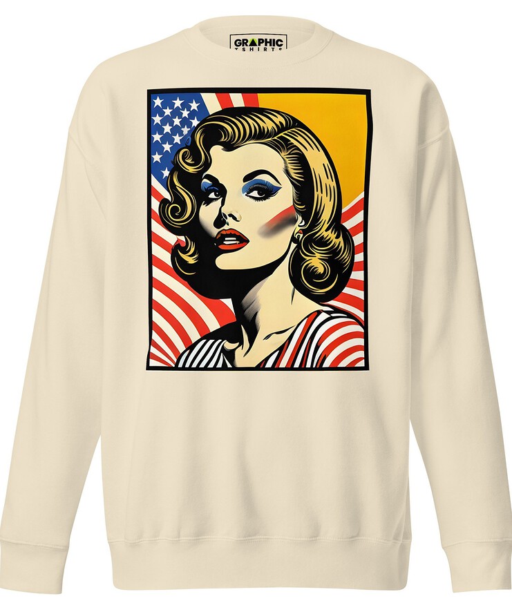 Unisex Premium Sweatshirt - Americana Series v.17 | Sweatshirt | Buy Online | GRAPHIC T-SHIRTS