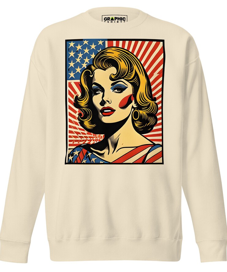 Unisex Premium Sweatshirt - Americana Series v.16 | Sweatshirt | Buy Online | GRAPHIC T-SHIRTS