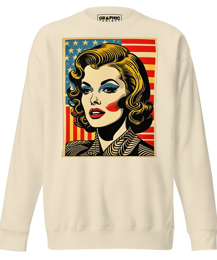Unisex Premium Sweatshirt - Americana Series v.15 | Sweatshirt | Buy Online | GRAPHIC T-SHIRTS
