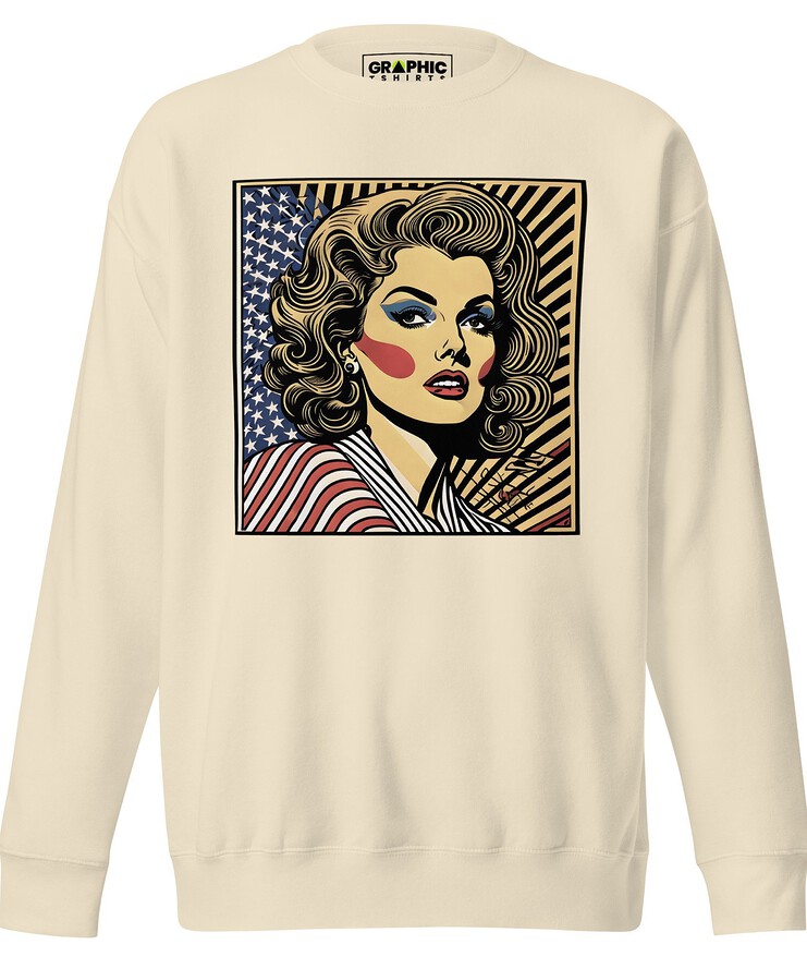 Unisex Premium Sweatshirt - Americana Series v.1 | Sweatshirt | Buy Online | GRAPHIC T-SHIRTS