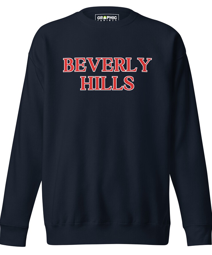 Unisex Premium Sweatshirt - BEVERLY HILLS | Sweatshirt | Buy Online | GRAPHIC T-SHIRTS