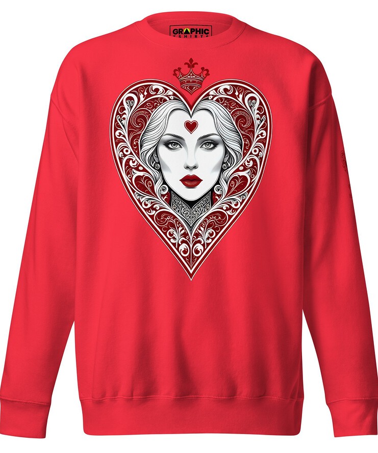 Unisex Premium Sweatshirt - Queen Of Hearts Series v.29 | Sweatshirt | Buy Online | GRAPHIC T-SHIRTS