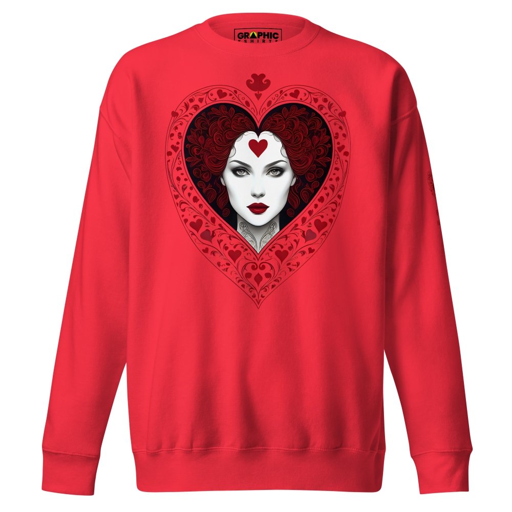 Unisex Premium Sweatshirt - Queen Of Hearts Series v.24 — GRAPHIC T-SHIRTS