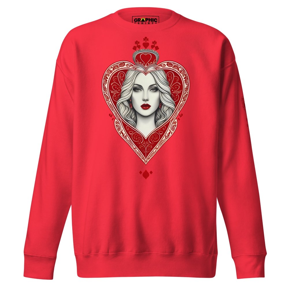 Unisex Premium Sweatshirt - Queen Of Hearts Series v.8 — GRAPHIC T-SHIRTS
