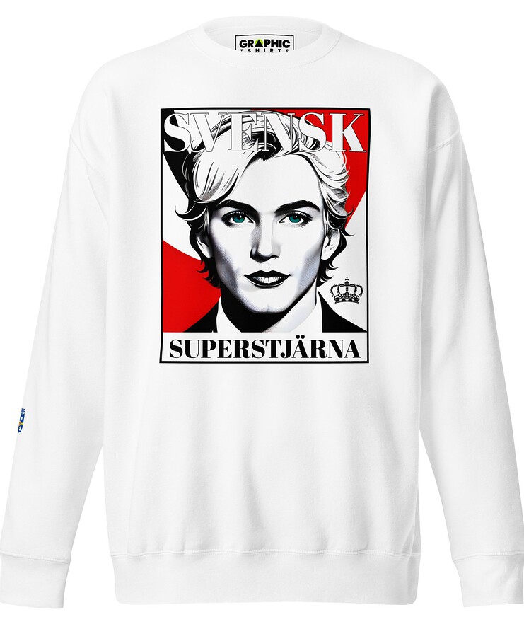 Unisex Premium Sweatshirt - Swedish Superstar Series v.26 | Sweatshirt | Buy Online | GRAPHIC T-SHIRTS