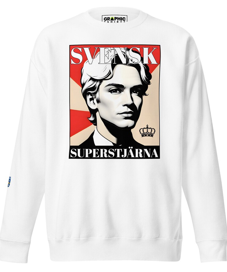Unisex Premium Sweatshirt - Swedish Superstar Series v.14 | Sweatshirt | Buy Online | GRAPHIC T-SHIRTS