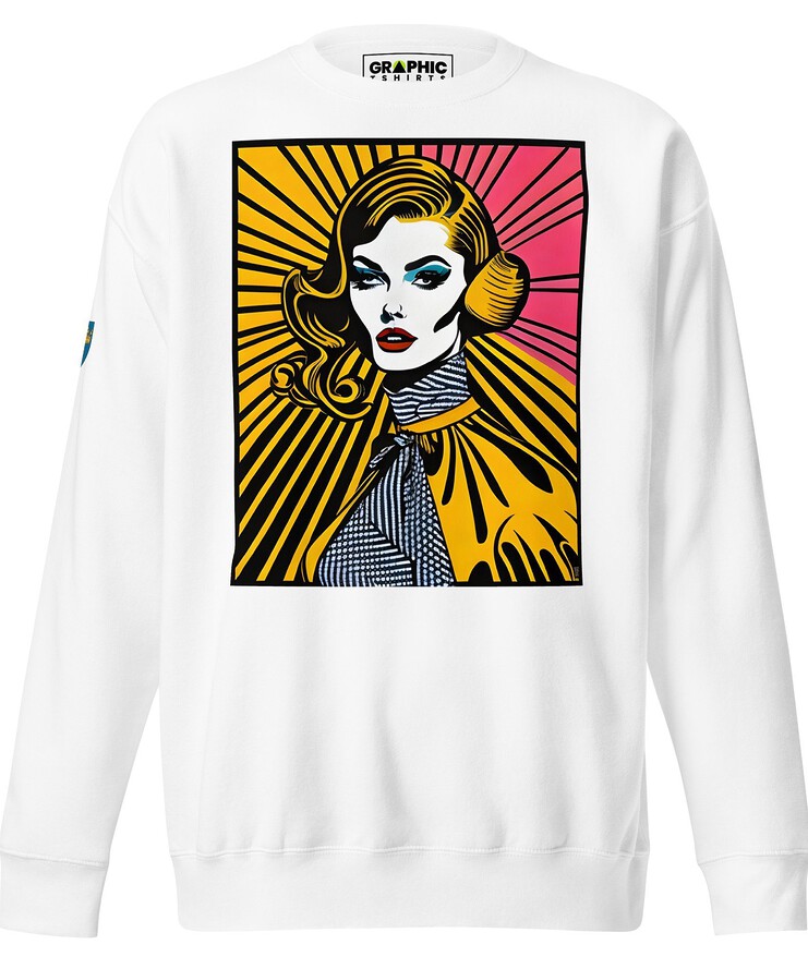 Unisex Premium Sweatshirt - Swedish Vintage Fashion Series v.94 | Sweatshirt | Buy Online | GRAPHIC T-SHIRTS