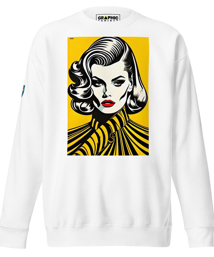 Unisex Premium Sweatshirt - Swedish Vintage Fashion Series v.93 | Sweatshirt | Buy Online | GRAPHIC T-SHIRTS