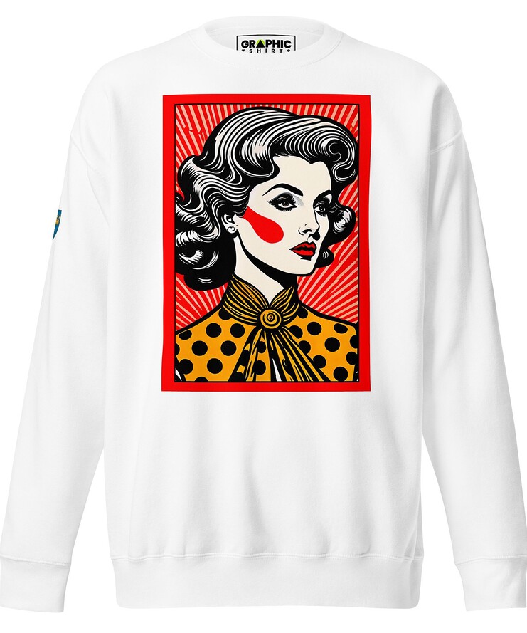 Unisex Premium Sweatshirt - Swedish Vintage Fashion Series v.95 | Sweatshirt | Buy Online | GRAPHIC T-SHIRTS