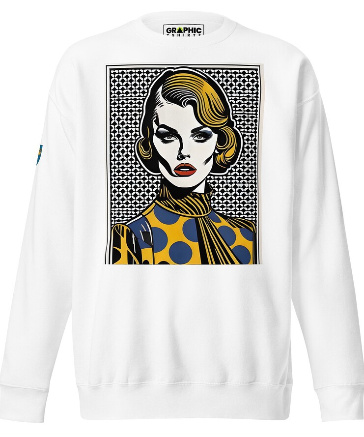 Unisex Premium Sweatshirt - Swedish Vintage Fashion Series v.91 | Sweatshirt | Buy Online | GRAPHIC T-SHIRTS