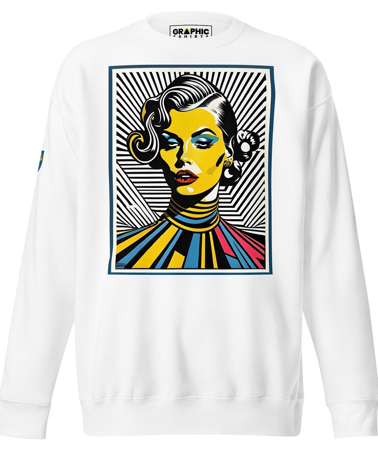 Unisex Premium Sweatshirt - Swedish Vintage Fashion Series v.89 | Sweatshirt | Buy Online | GRAPHIC T-SHIRTS