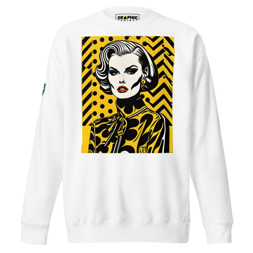 Unisex Premium Sweatshirt - Swedish Vintage Fashion Series v.86 — GRAPHIC T-SHIRTS