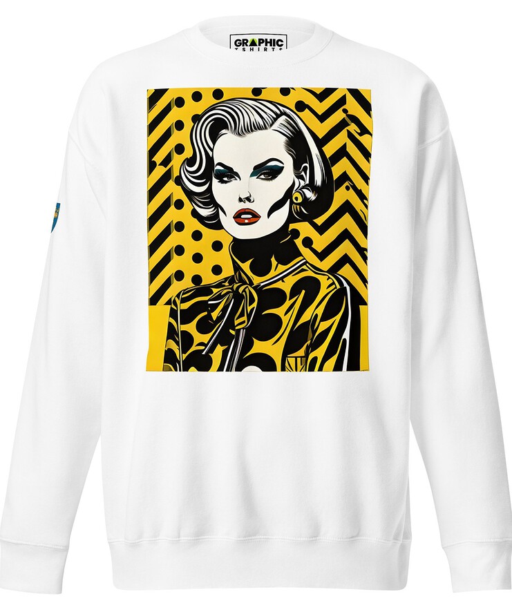Unisex Premium Sweatshirt - Swedish Vintage Fashion Series v.86 | Sweatshirt | Buy Online | GRAPHIC T-SHIRTS