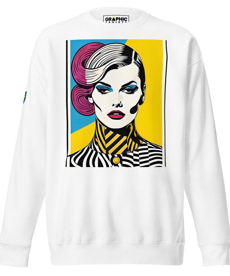 Unisex Premium Sweatshirt - Swedish Vintage Fashion Series v.83 | Sweatshirt | Buy Online | GRAPHIC T-SHIRTS