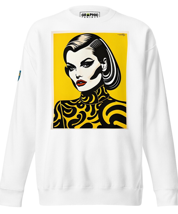 Unisex Premium Sweatshirt - Swedish Vintage Fashion Series v.82 | Sweatshirt | Buy Online | GRAPHIC T-SHIRTS