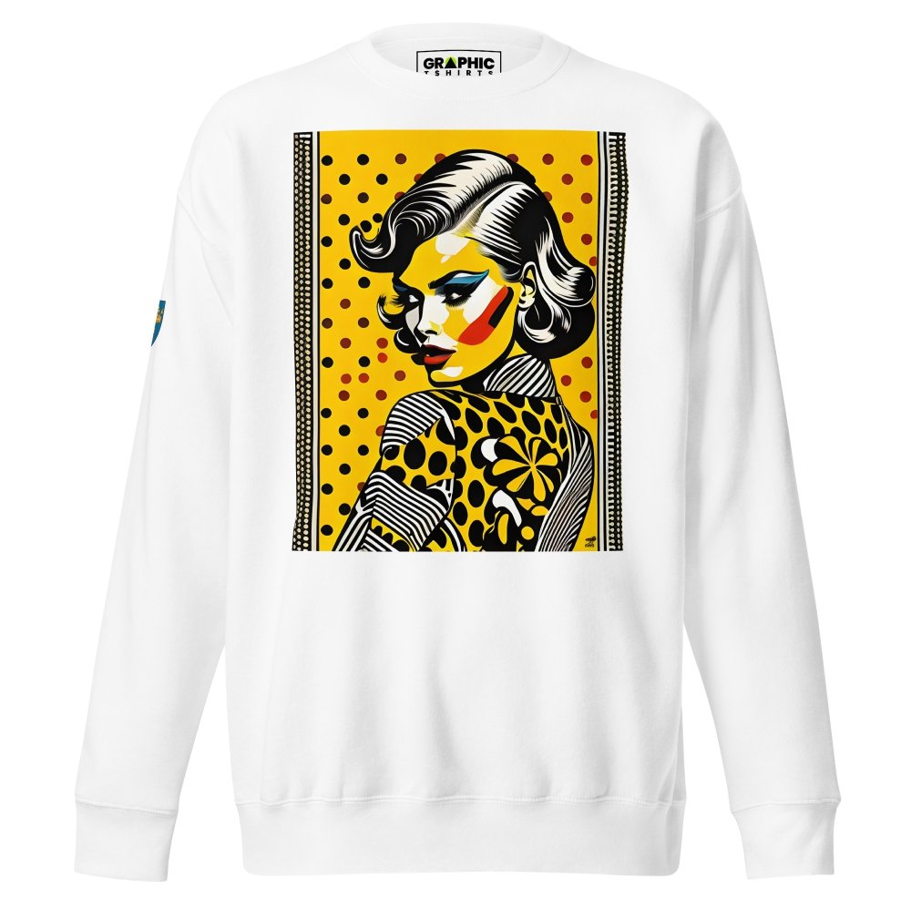 Unisex Premium Sweatshirt - Swedish Vintage Fashion Series v.81 — GRAPHIC T-SHIRTS