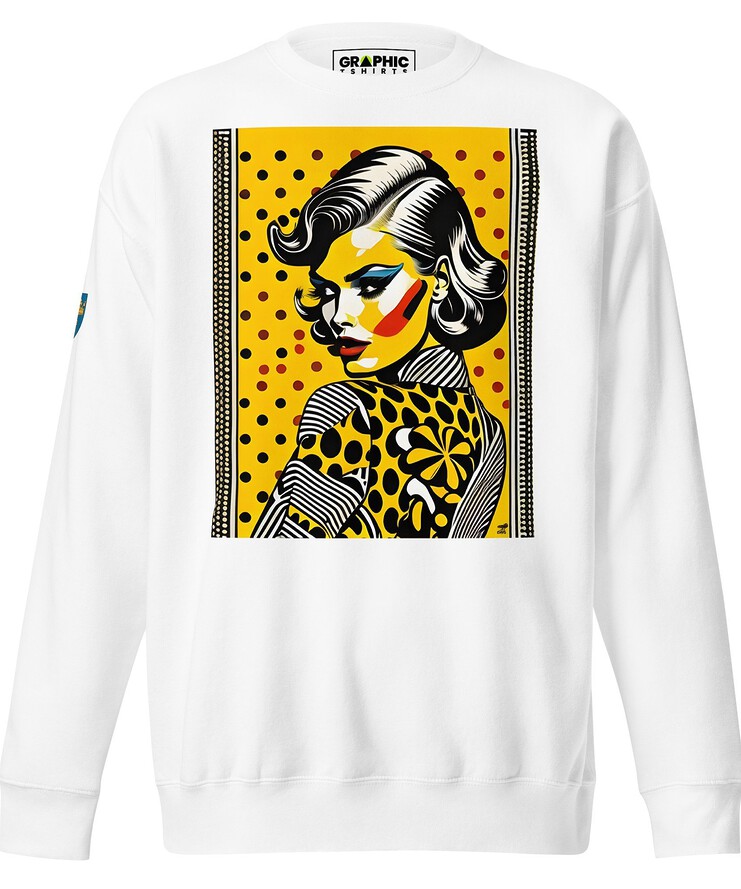Unisex Premium Sweatshirt - Swedish Vintage Fashion Series v.81 | Sweatshirt | Buy Online | GRAPHIC T-SHIRTS