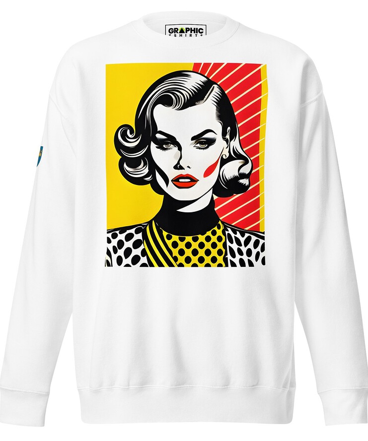 Unisex Premium Sweatshirt - Swedish Vintage Fashion Series v.78 | Sweatshirt | Buy Online | GRAPHIC T-SHIRTS